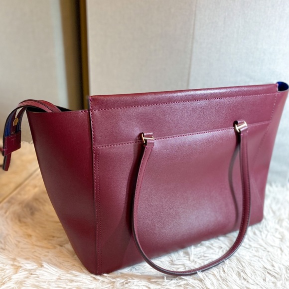 nwt Tory Burch Parker large leather satchel - Picture 3 of 7